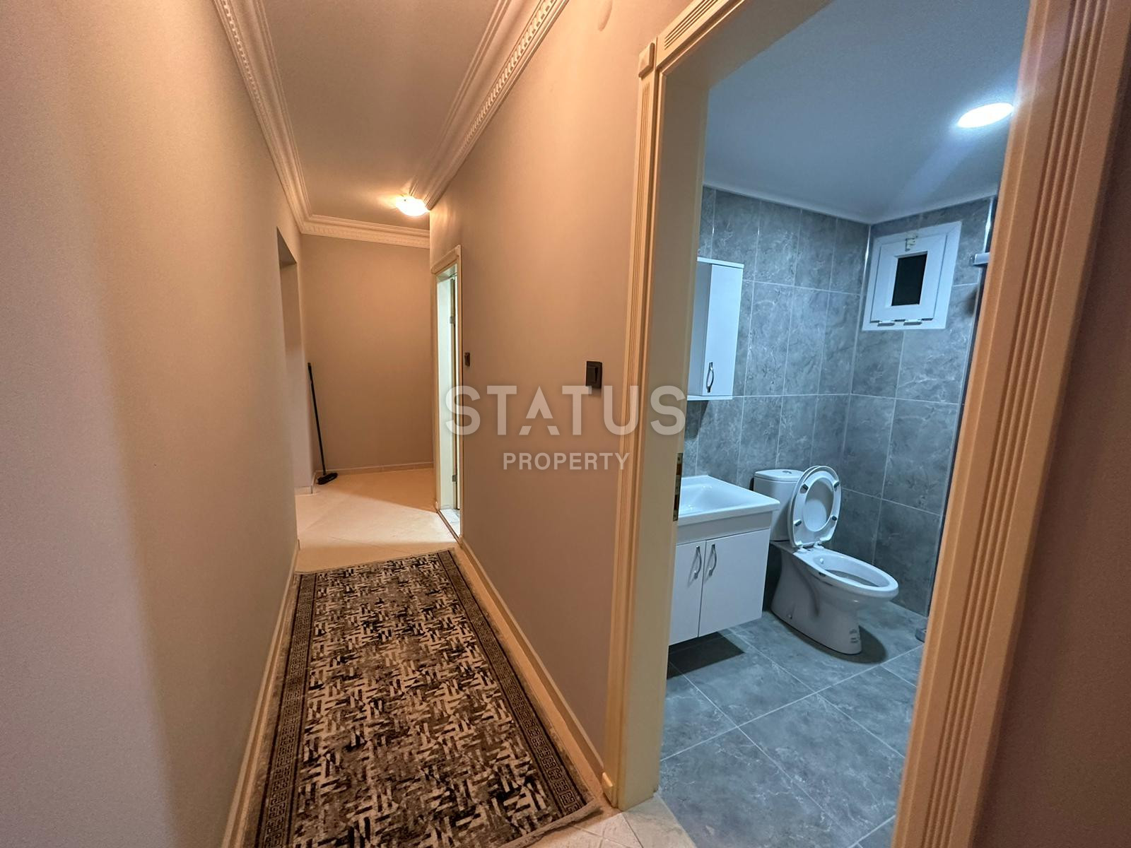 Просторная трёхкомнатная меблированная квартира 200м от моря в открытом районе Тосмур. 110м2 фото 10