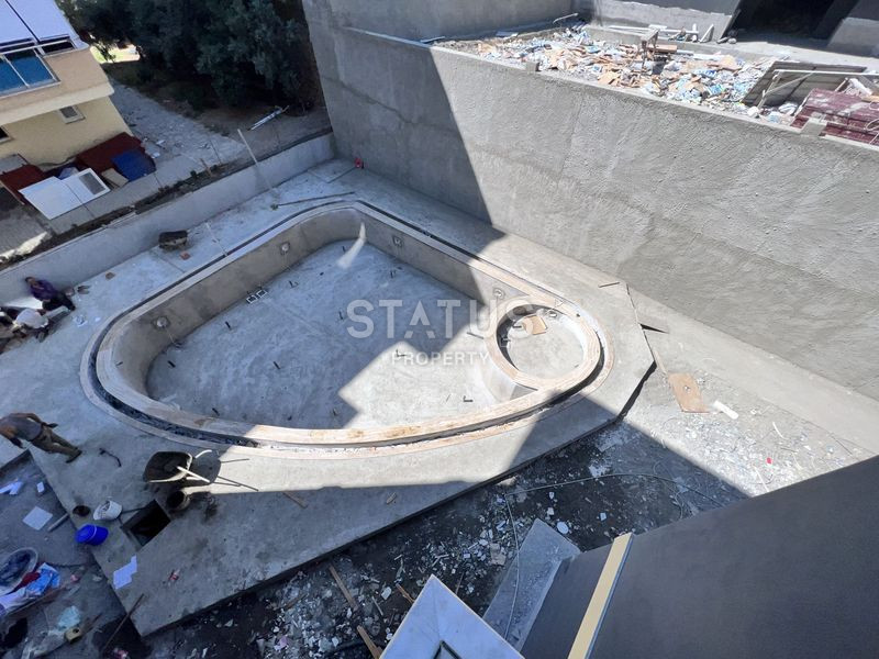 Новая квартира 2+1 на этапе предсдачи в открытом районе в центре Аланьи. 110м2 фото 12