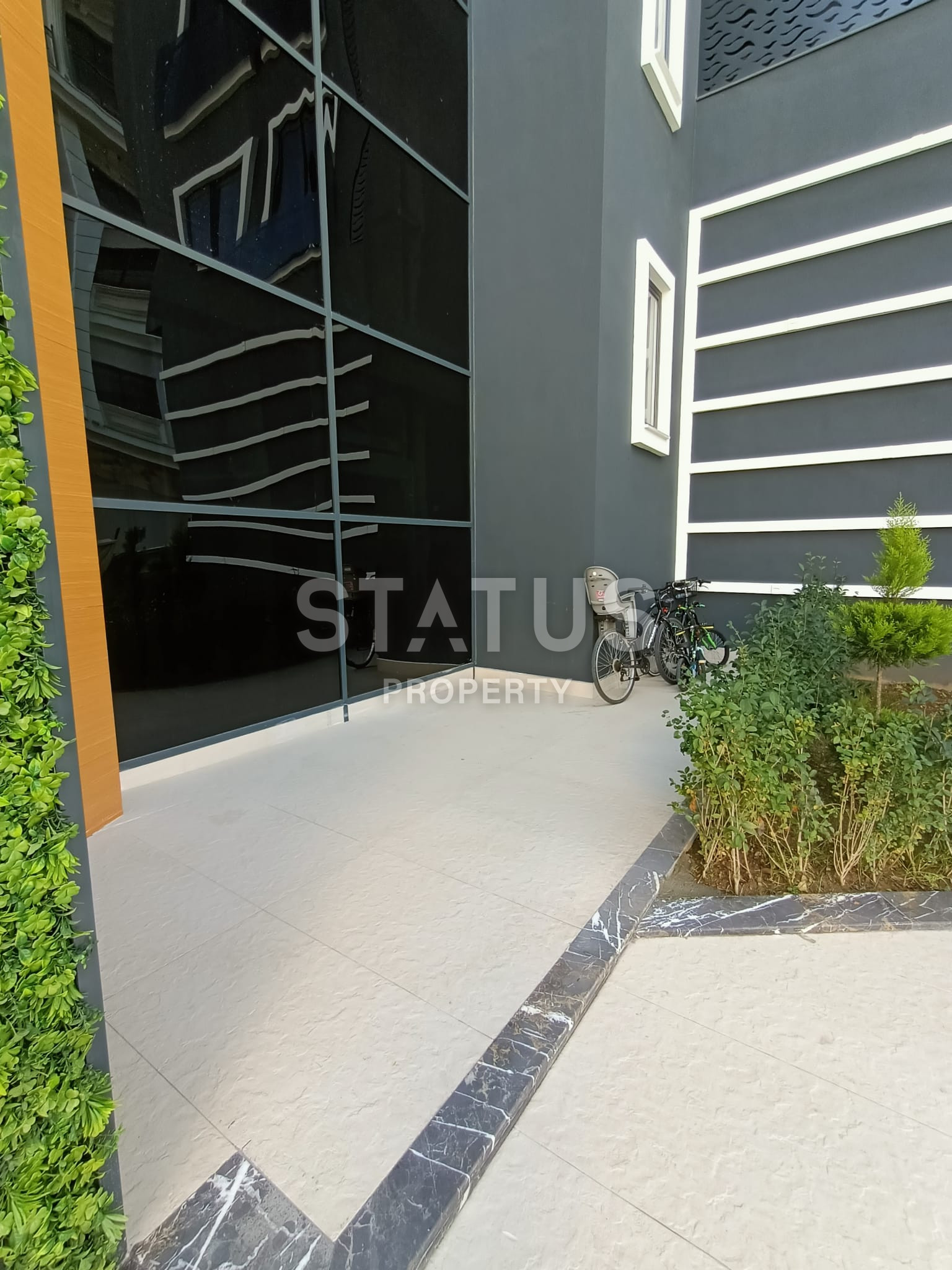 Двухуровневые квартиры с собственным садом в 200м от моря в бутик комплексе в Каргыджаке. 114м2 -140м2 фото 16