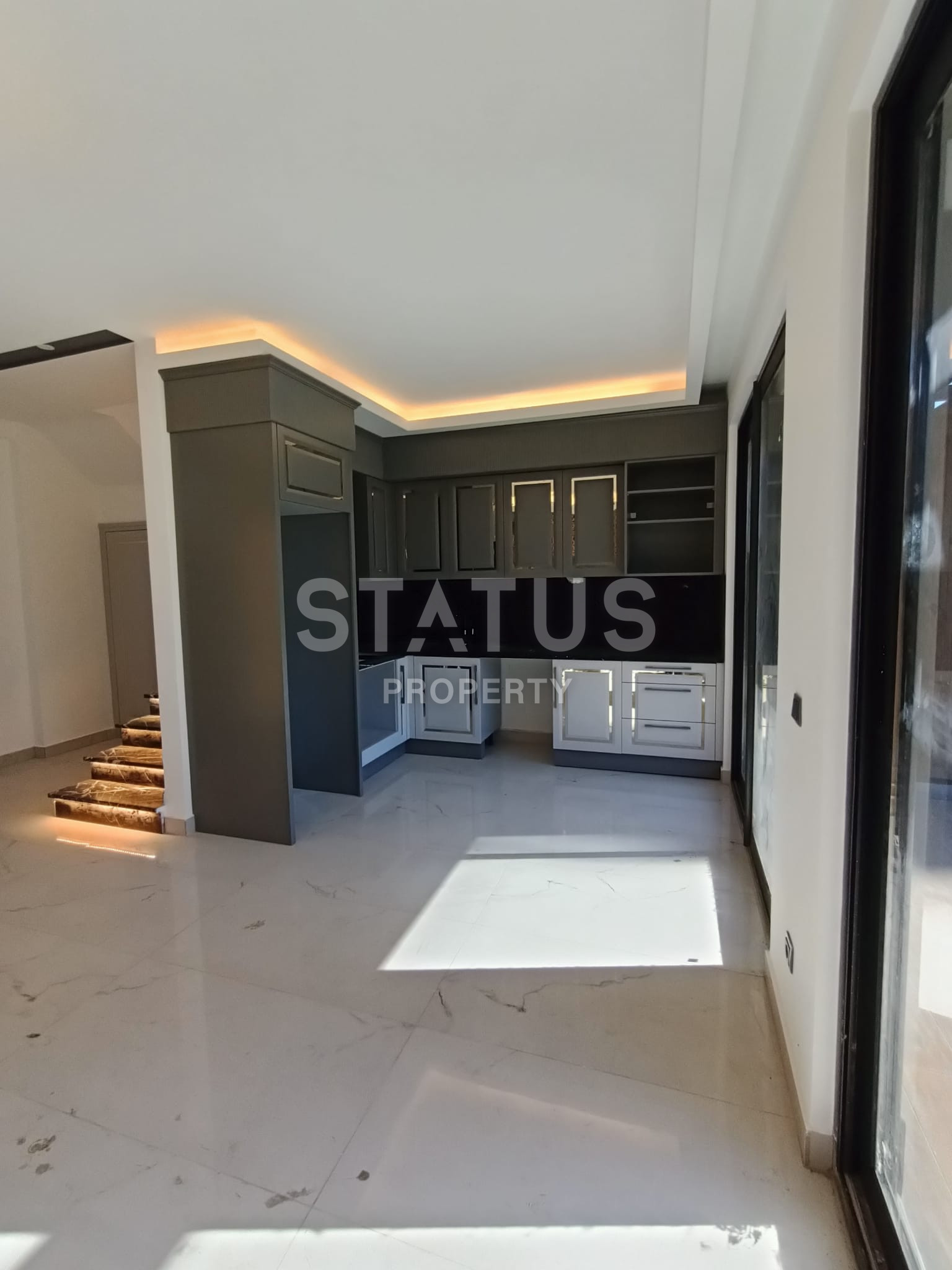 Двухуровневые квартиры с собственным садом в 200м от моря в бутик комплексе в Каргыджаке. 114м2 -140м2 фото 31