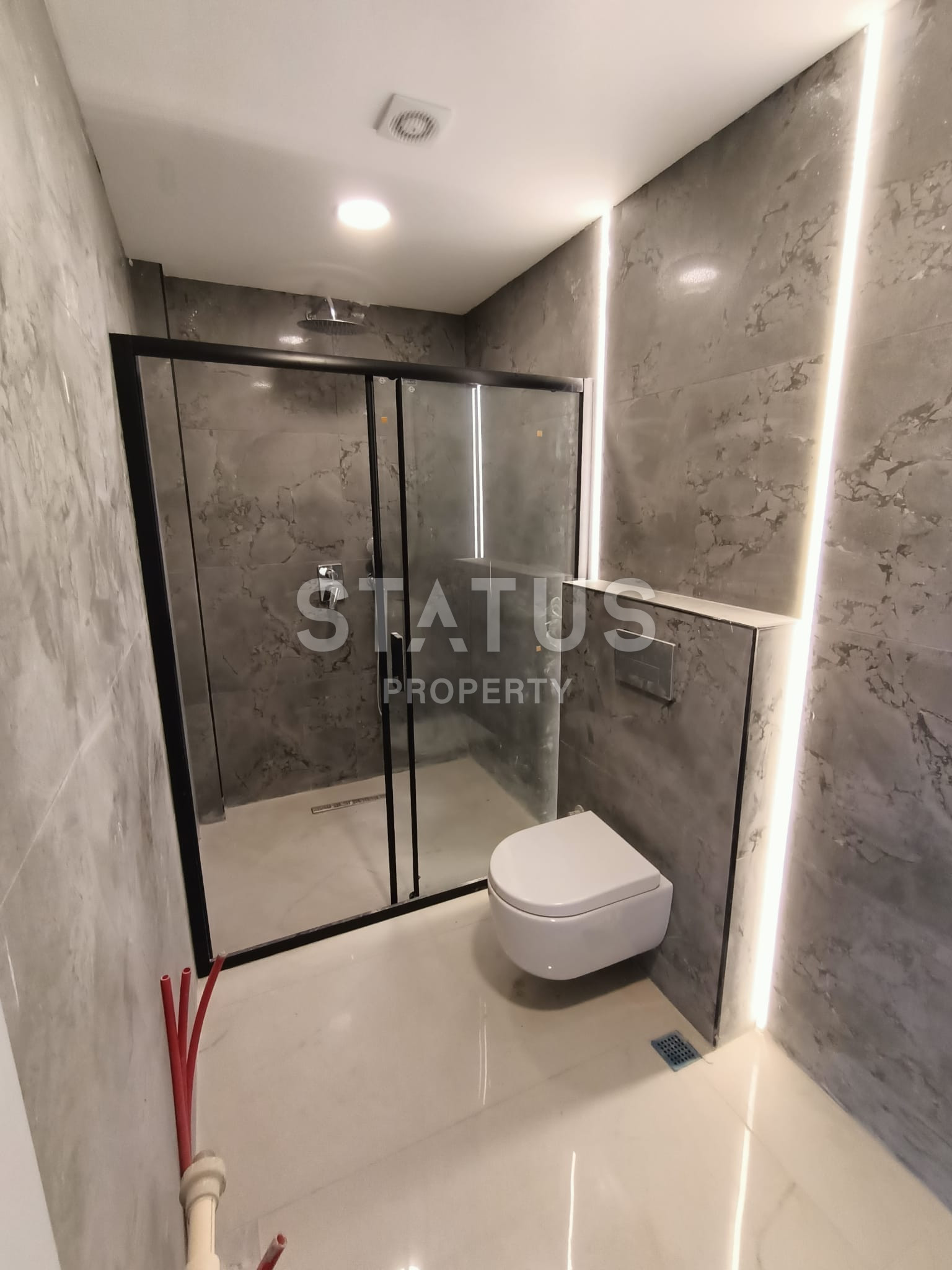 Двухуровневые квартиры с собственным садом в 200м от моря в бутик комплексе в Каргыджаке. 114м2 -140м2 фото 48