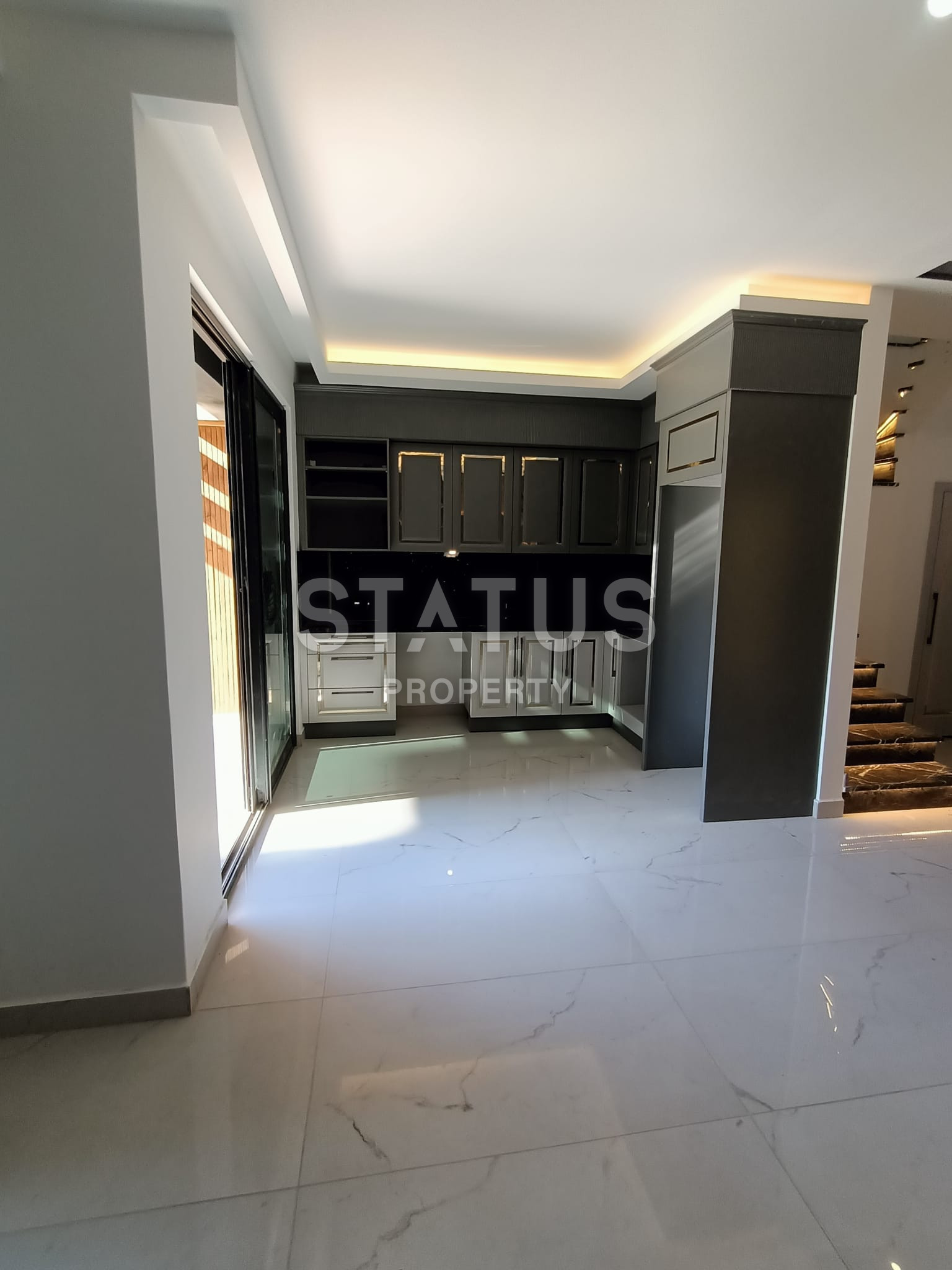 Двухуровневые квартиры с собственным садом в 200м от моря в бутик комплексе в Каргыджаке. 114м2 -140м2 фото 49