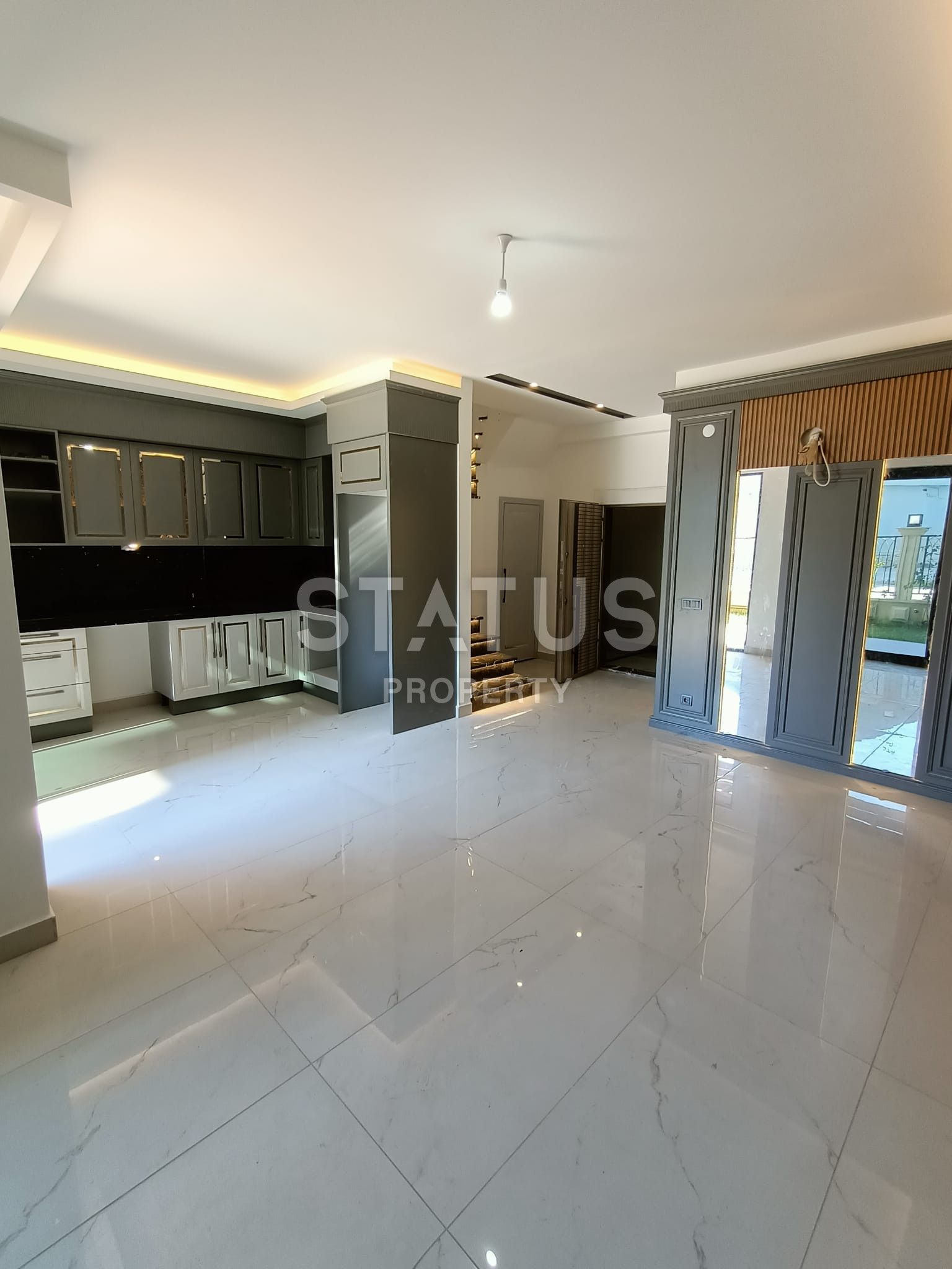 Двухуровневые квартиры с собственным садом в 200м от моря в бутик комплексе в Каргыджаке. 114м2 -140м2 фото 51