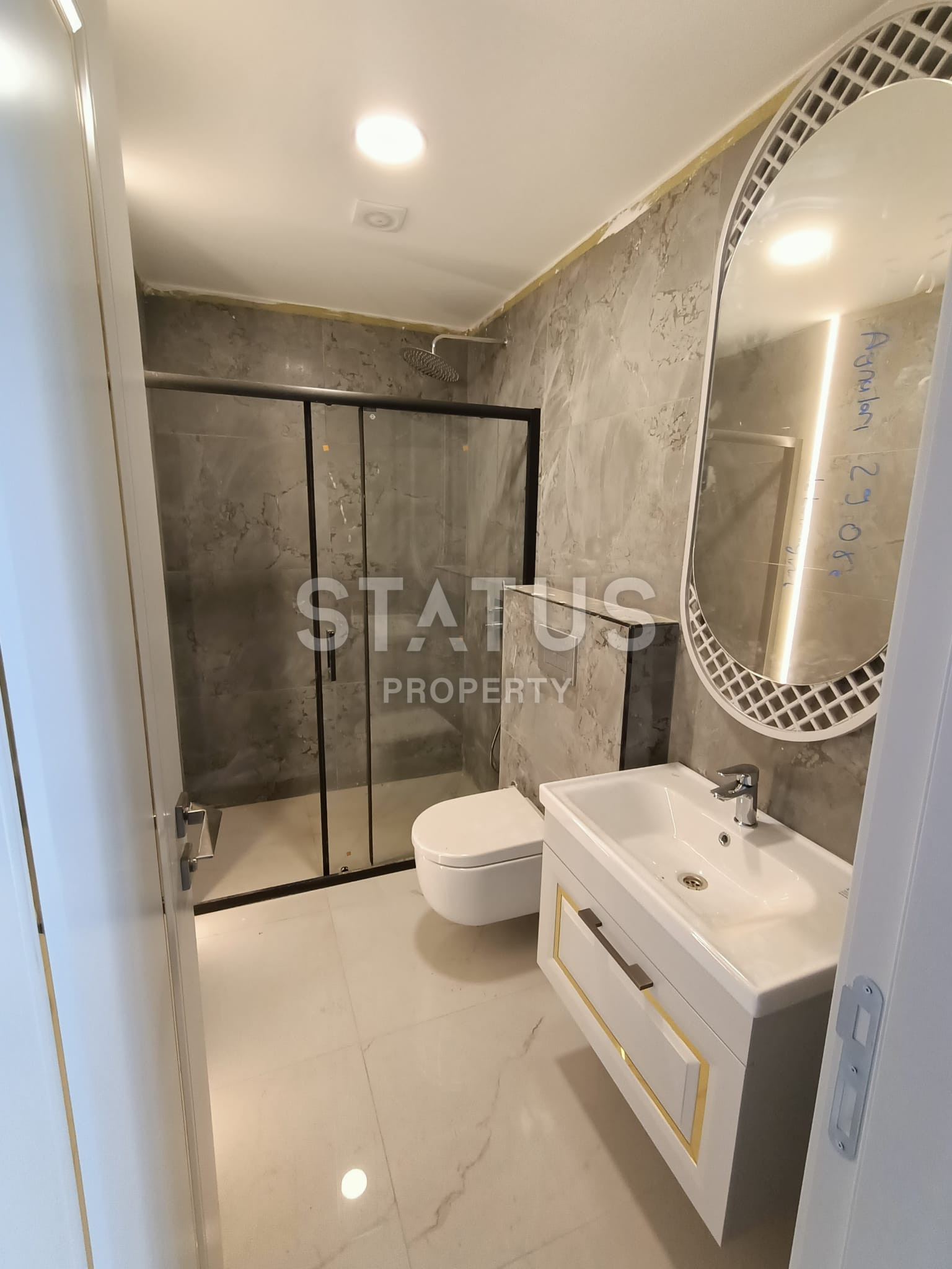 Двухуровневые квартиры с собственным садом в 200м от моря в бутик комплексе в Каргыджаке. 114м2 -140м2 фото 66