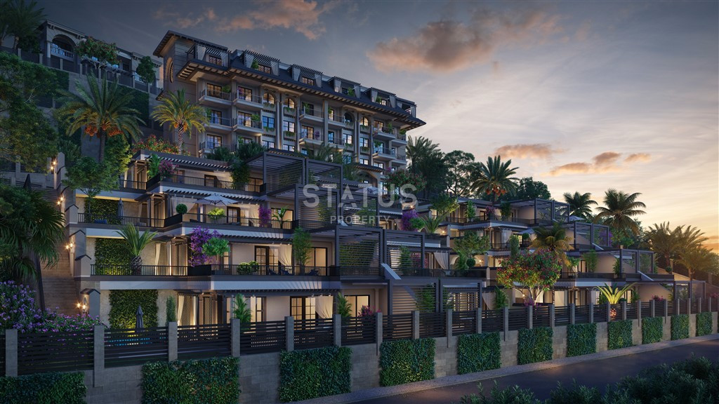 A luxurious multifunctional complex of apartments and townhouses in the Kargicak area. 50m2 -169m2 фото 4