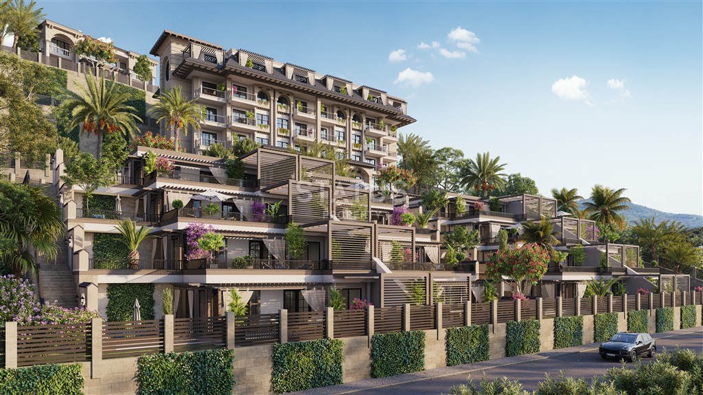 A luxurious multifunctional complex of apartments and townhouses in the Kargicak area. 50m2 -169m2 фото 7