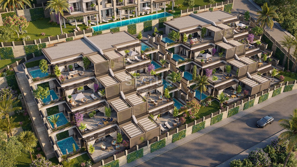 A luxurious multifunctional complex of apartments and townhouses in the Kargicak area. 50m2 -169m2 фото 19