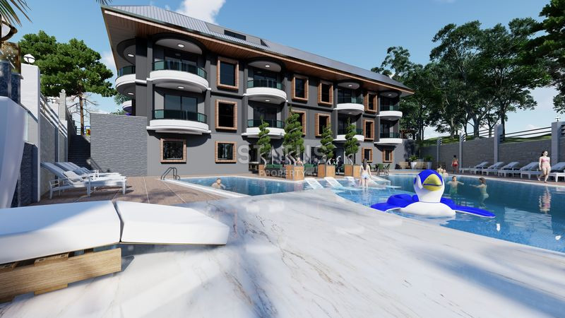 Уникальный проект в открытом районе Инжекум в 200м от моря. 61м2 – 180м2. фото 2