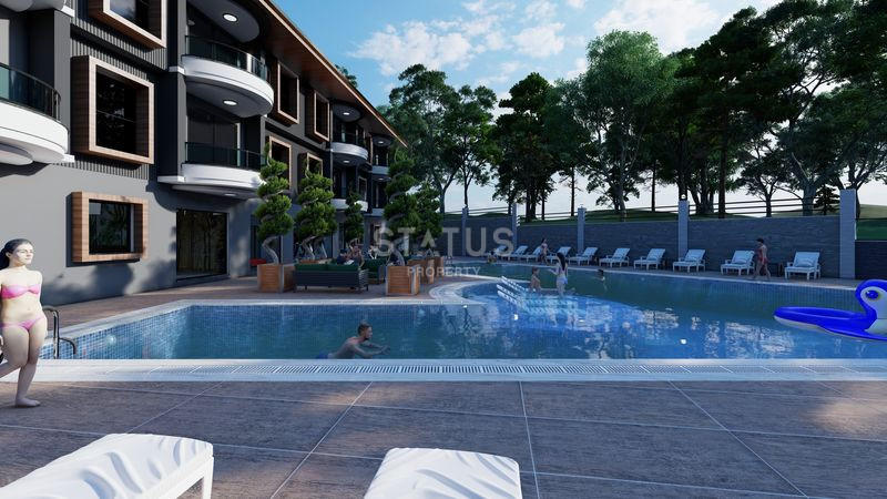 Уникальный проект в открытом районе Инжекум в 200м от моря. 61м2 – 180м2. фото 4