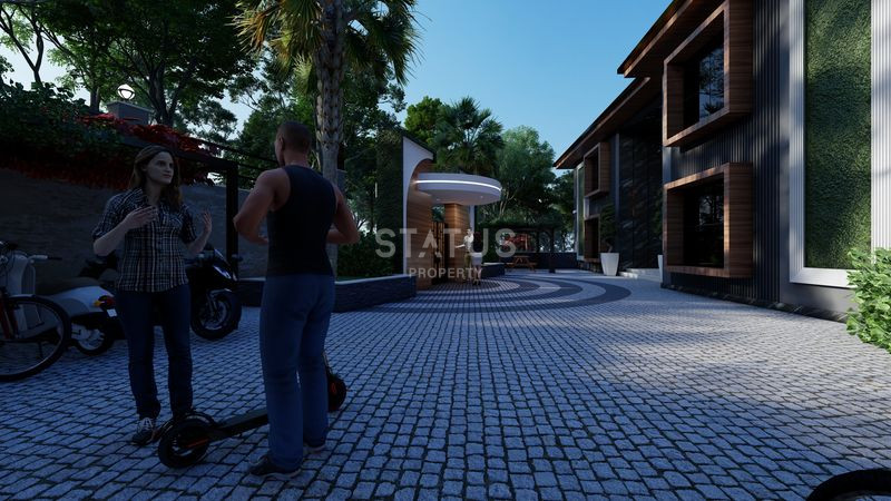 Уникальный проект в открытом районе Инжекум в 200м от моря. 61м2 – 180м2. фото 11