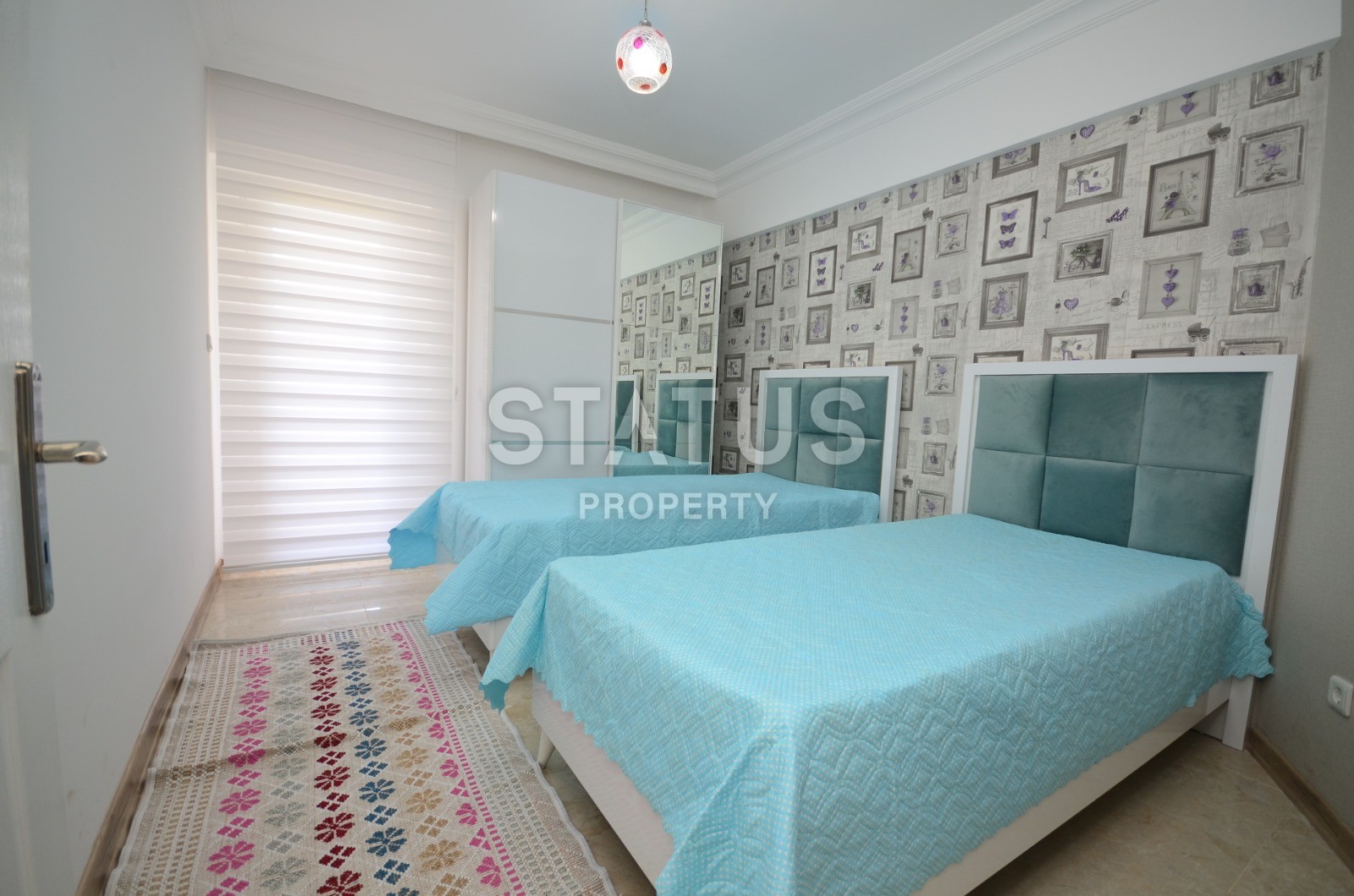 Трехкомнатная квартира с видом на море в районе Демирташ, 105 кв. м. фото 6