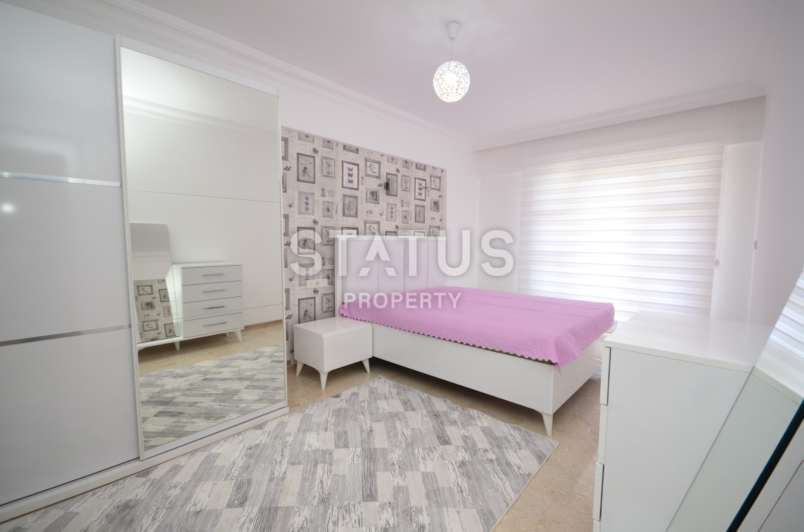 Трехкомнатная квартира с видом на море в районе Демирташ, 105 кв. м. фото 7