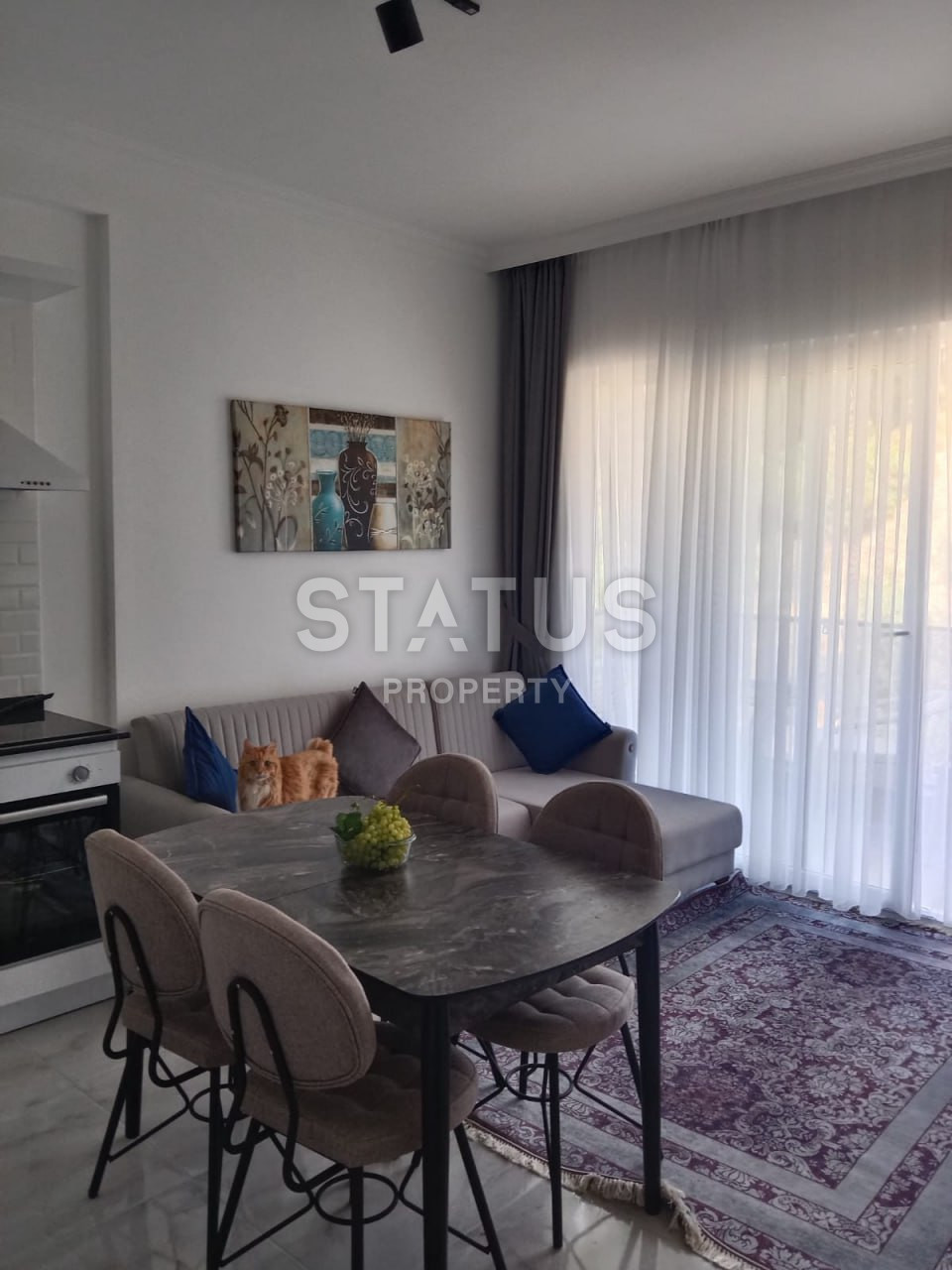 New finished one-bedroom apartment in Avsallar 42m2 фото 5