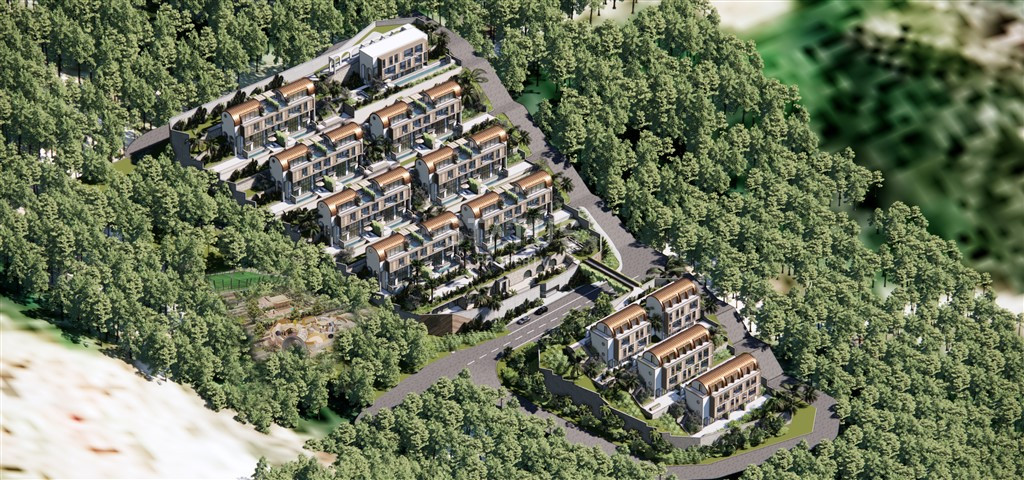 Эксклюзивный проект элитной недвижимости в Тепе Аланьи. 162м2 – 224м2 фото 1