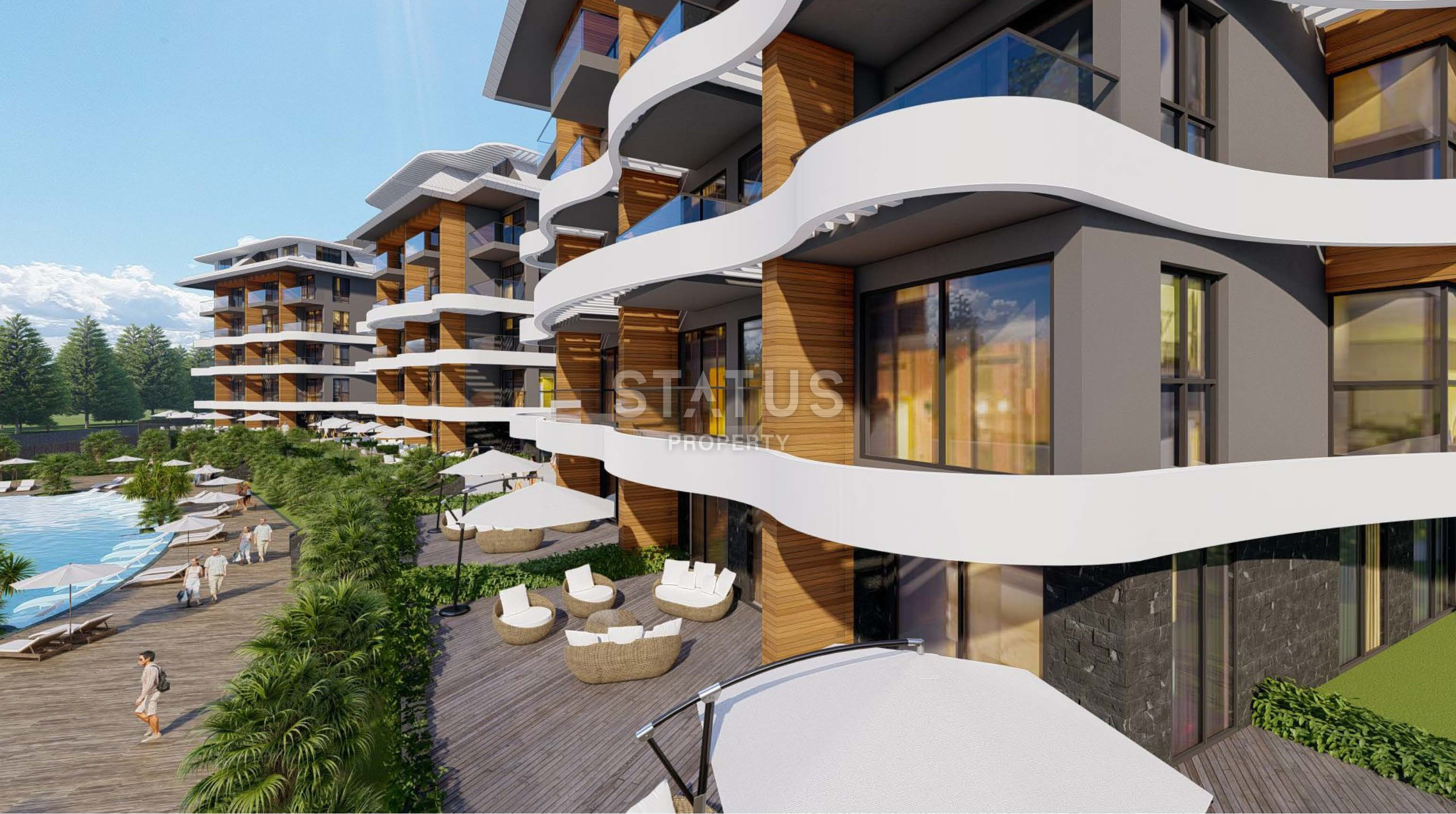 Новый элитный проект в районе Каргыджак. 49 м² - 170 м² фото 12