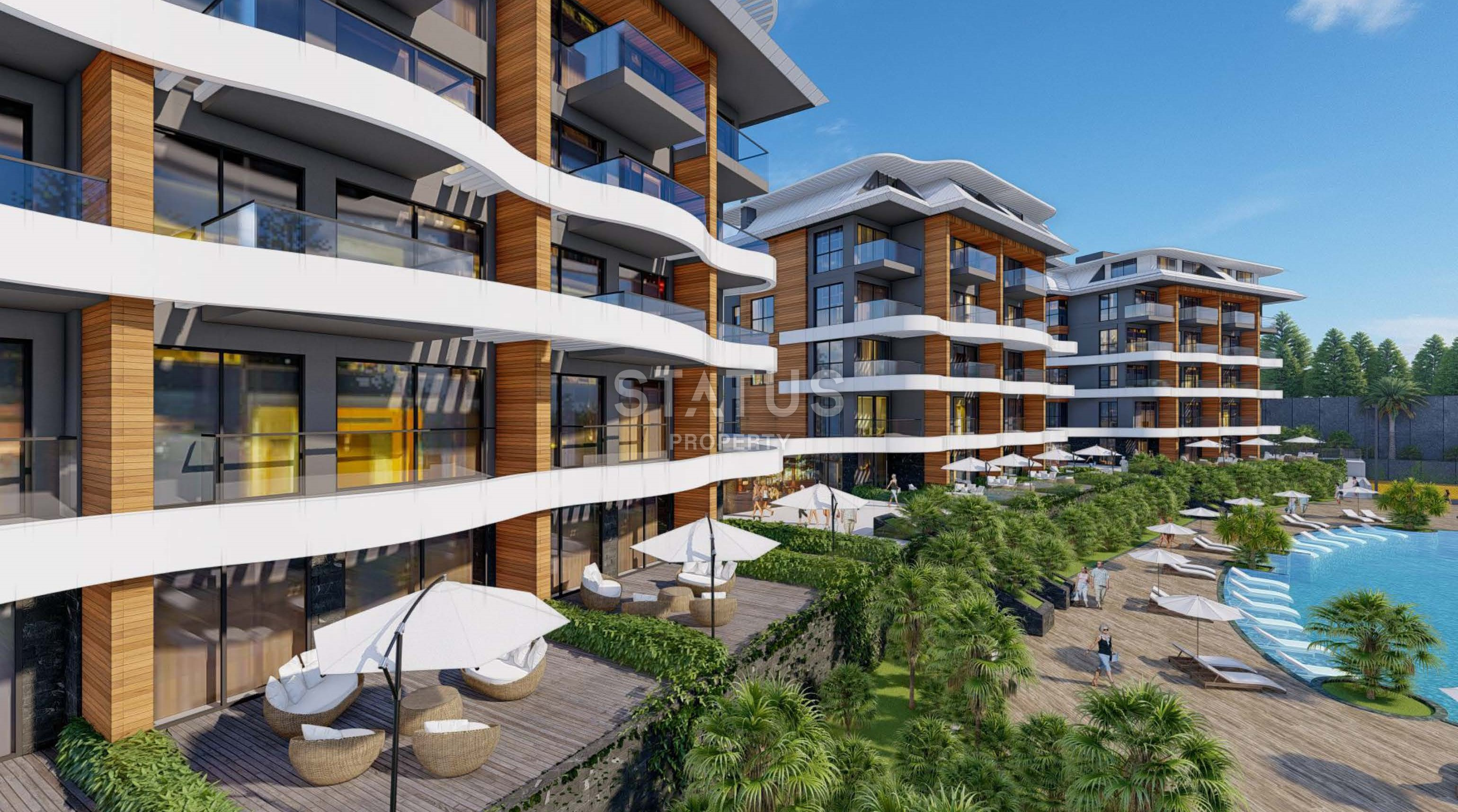 Новый элитный проект в районе Каргыджак. 49 м² - 170 м² фото 16