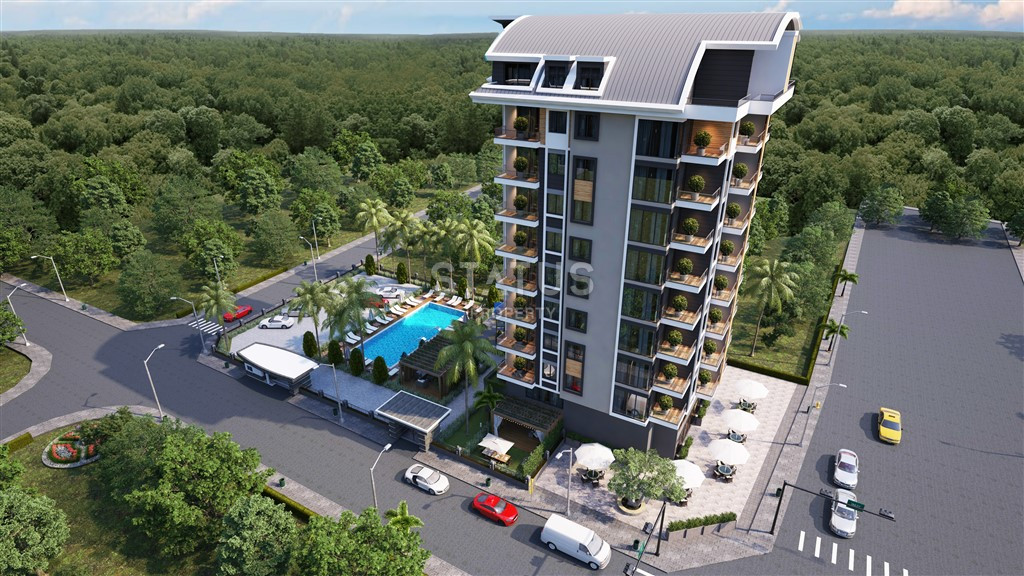 Уютный небольшой комплекс комфорт класса в Махмутларе. 53м2 – 118,3м2 фото 4