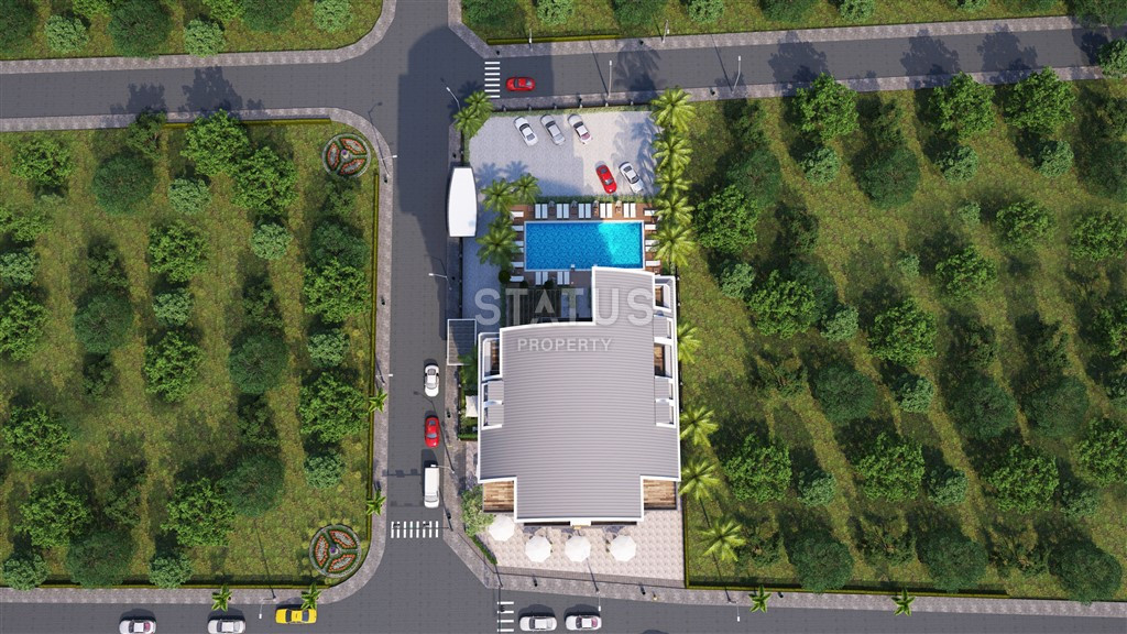 Уютный небольшой комплекс комфорт класса в Махмутларе. 53м2 – 118,3м2 фото 7