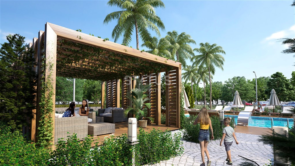 Уютный небольшой комплекс комфорт класса в Махмутларе. 53м2 – 118,3м2 фото 9