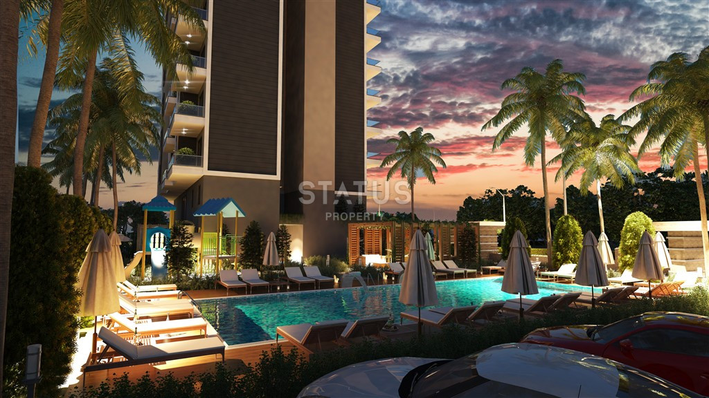 Уютный небольшой комплекс комфорт класса в Махмутларе. 53м2 – 118,3м2 фото 11