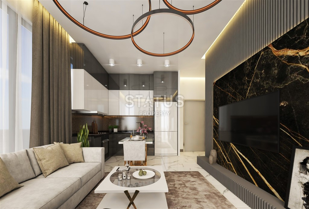 Уютный небольшой комплекс комфорт класса в Махмутларе. 53м2 – 118,3м2 фото 14