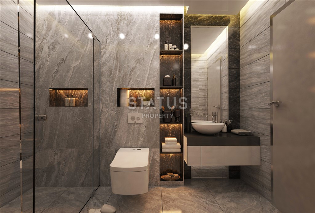 Уютный небольшой комплекс комфорт класса в Махмутларе. 53м2 – 118,3м2 фото 15