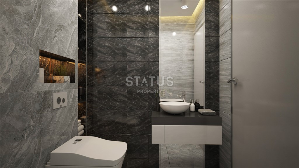 Уютный небольшой комплекс комфорт класса в Махмутларе. 53м2 – 118,3м2 фото 19