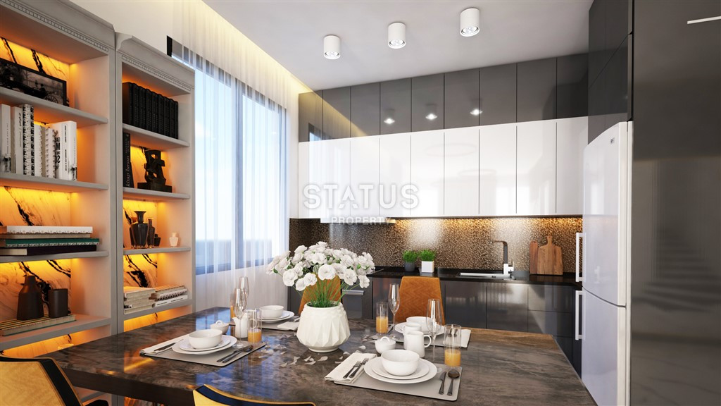 Уютный небольшой комплекс комфорт класса в Махмутларе. 53м2 – 118,3м2 фото 20