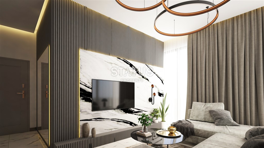 Уютный небольшой комплекс комфорт класса в Махмутларе. 53м2 – 118,3м2 фото 23