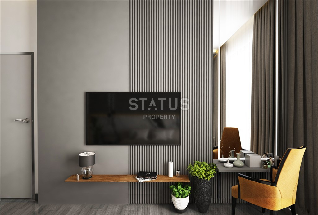 Уютный небольшой комплекс комфорт класса в Махмутларе. 53м2 – 118,3м2 фото 24