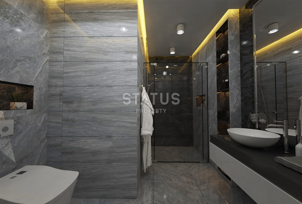 Уютный небольшой комплекс комфорт класса в Махмутларе. 53м2 – 118,3м2 фото 26