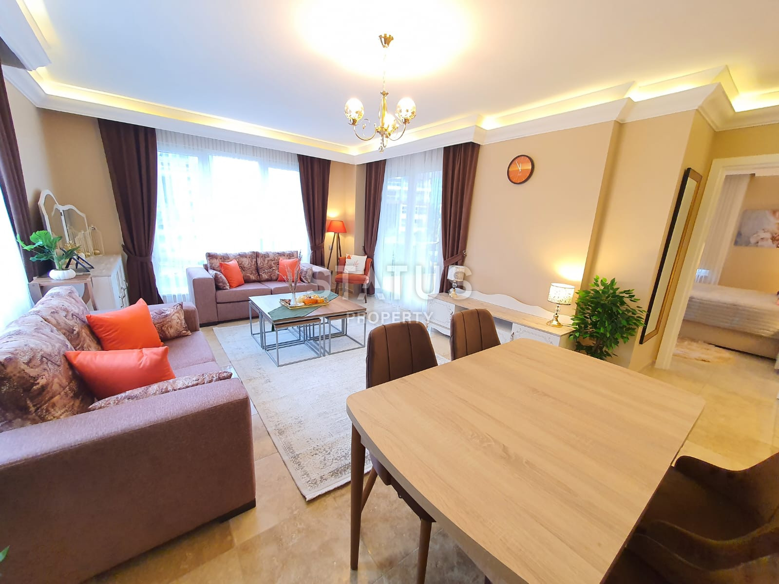 Уютная двухкомнатная квартира в Джикджилли, 70 м2 фото 5