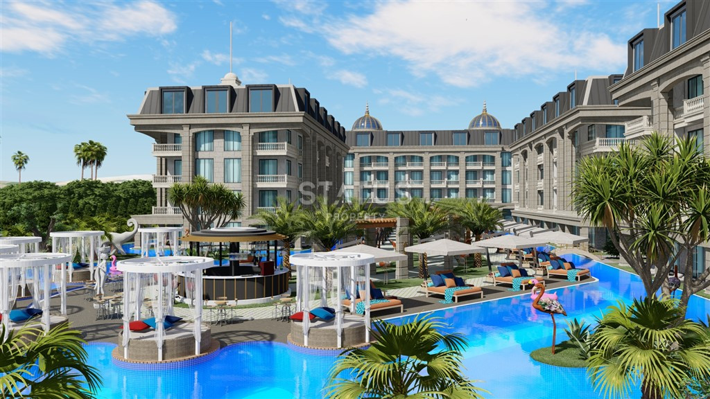 Luxurious residential complex 550m from the sea in Turkler. 53.5m2 - 122m2 фото 3