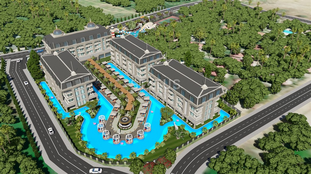 Luxurious residential complex 550m from the sea in Turkler. 53.5m2 - 122m2 фото 4