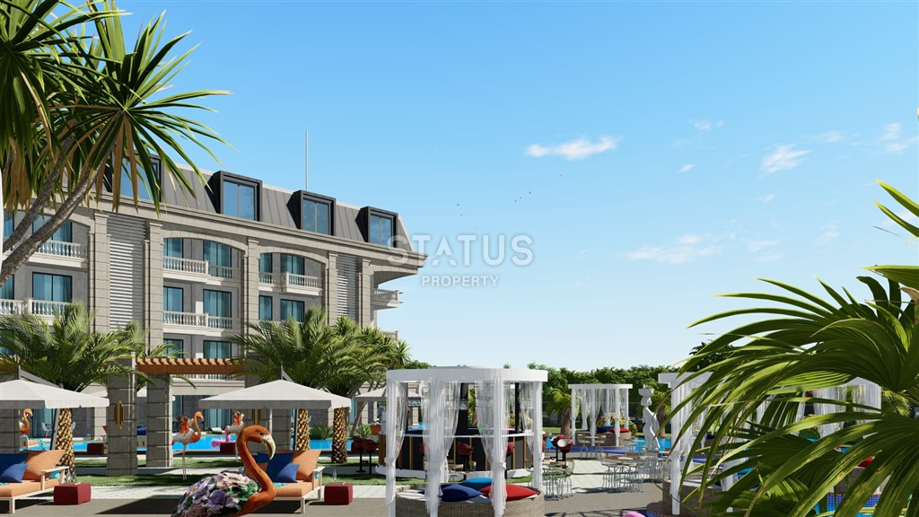 Luxurious residential complex 550m from the sea in Turkler. 53.5m2 - 122m2 фото 6
