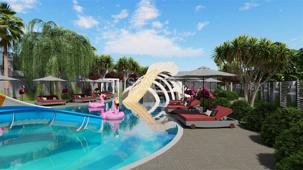 Luxurious residential complex 550m from the sea in Turkler. 53.5m2 - 122m2 фото 8