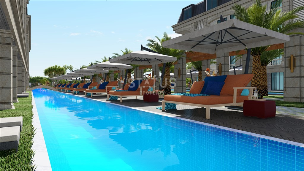 Luxurious residential complex 550m from the sea in Turkler. 53.5m2 - 122m2 фото 12