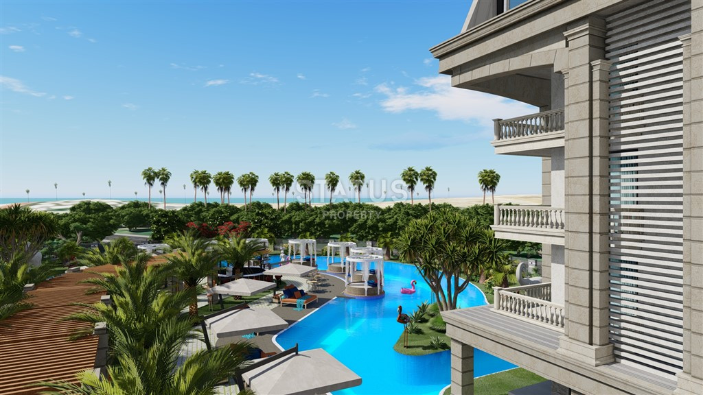 Luxurious residential complex 550m from the sea in Turkler. 53.5m2 - 122m2 фото 14