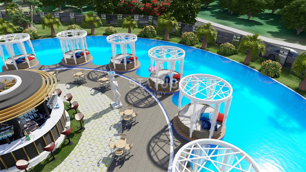 Luxurious residential complex 550m from the sea in Turkler. 53.5m2 - 122m2 фото 16