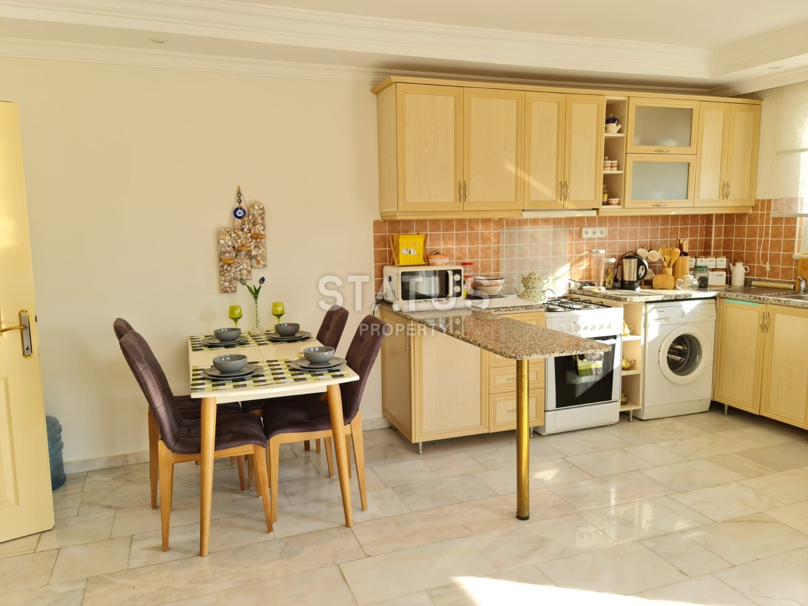 Трёхкомнатная меблированная квартира в 500м от моря в ОБА. 105м2 фото 9