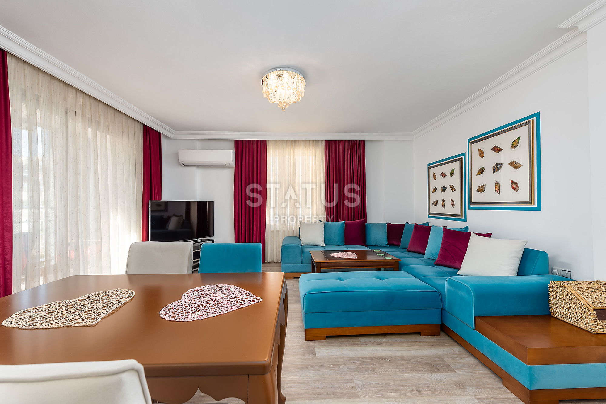 Двухкомнатная квартира в центре в 300м от пляжа Клеопатры, 70м2 фото 3