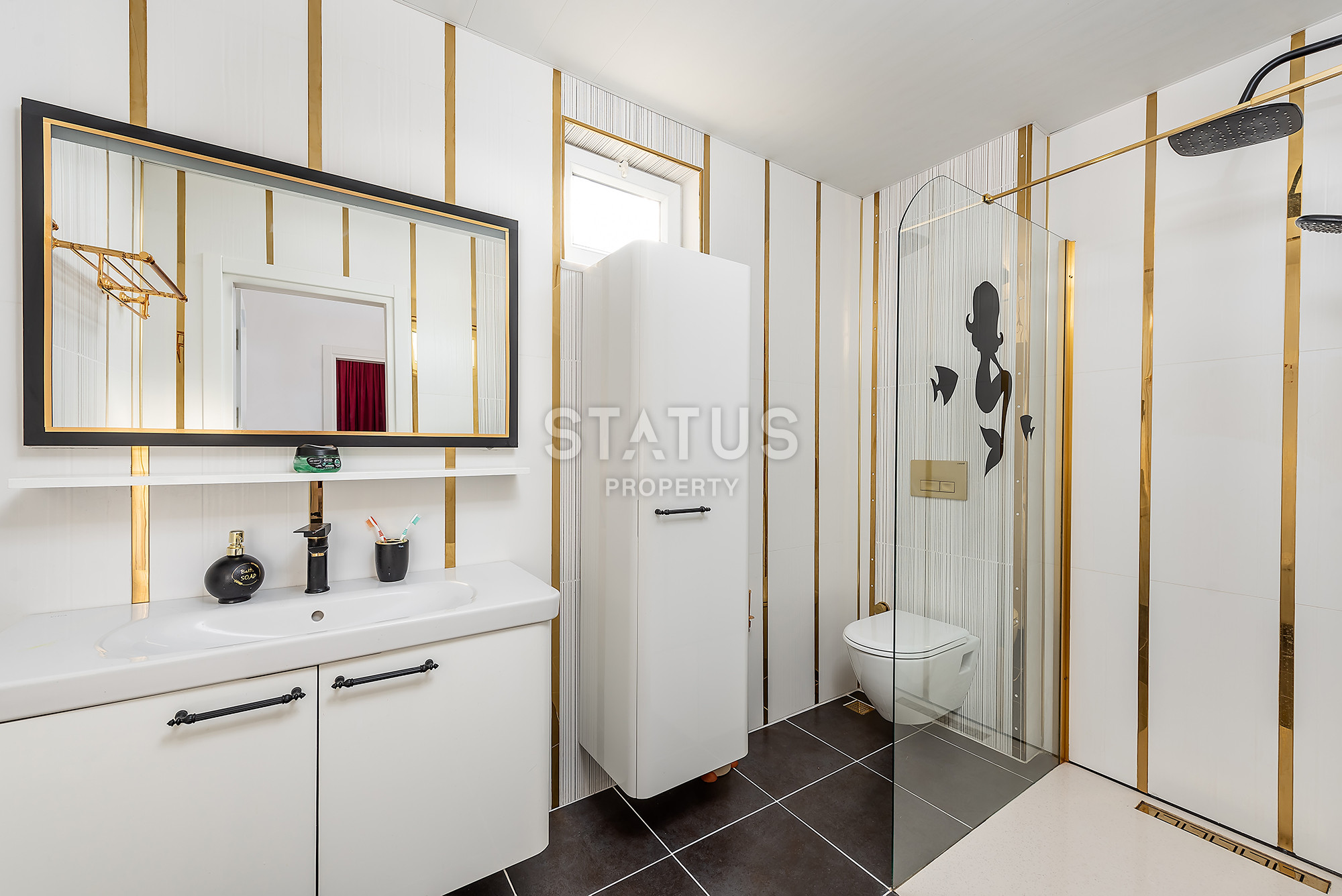 Двухкомнатная квартира в центре в 300м от пляжа Клеопатры, 70м2 фото 7