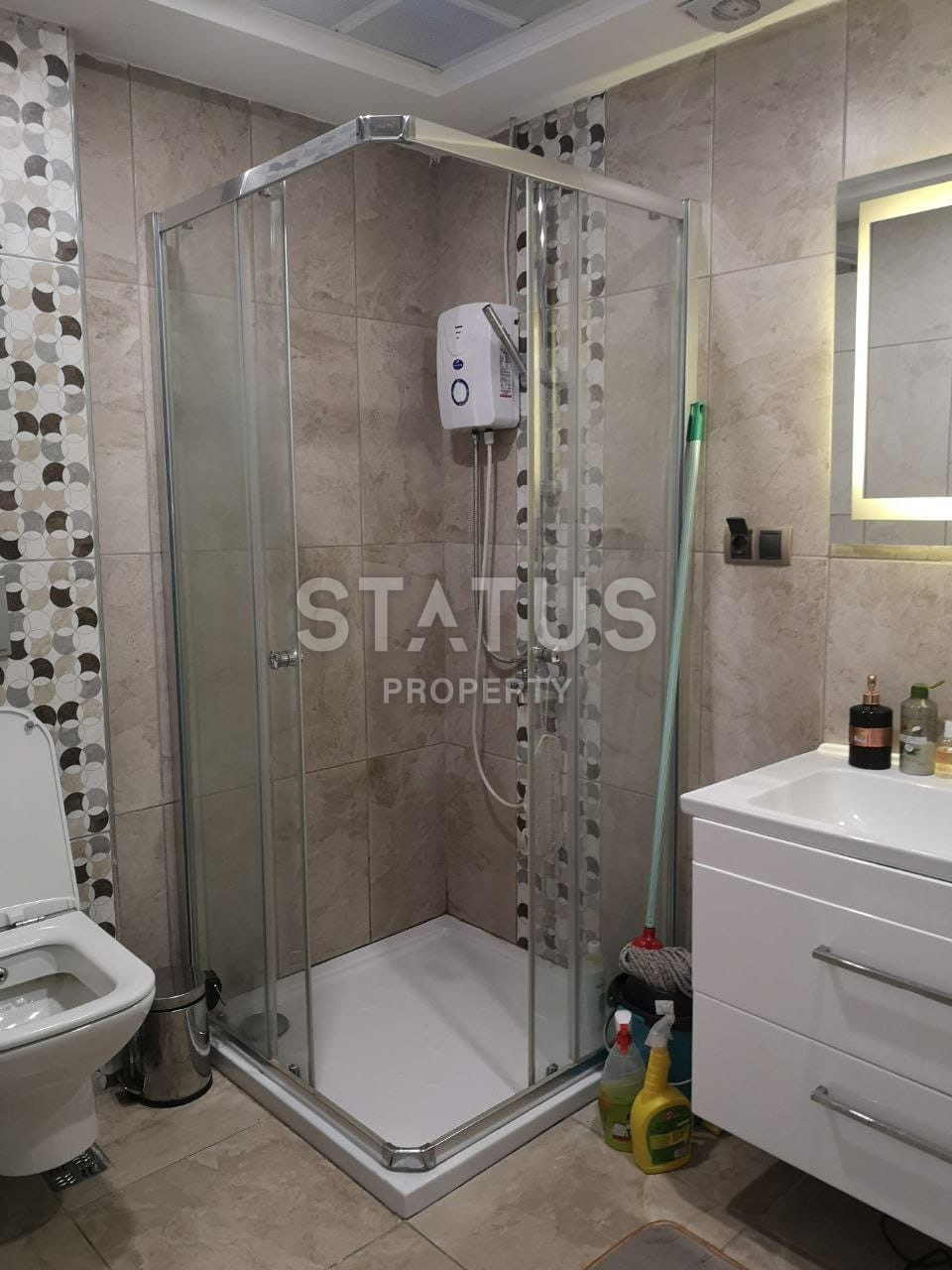 Двухкомнатная меблированная квартира в центре Аланьи пляж Клеопатры. 60м2 фото 7