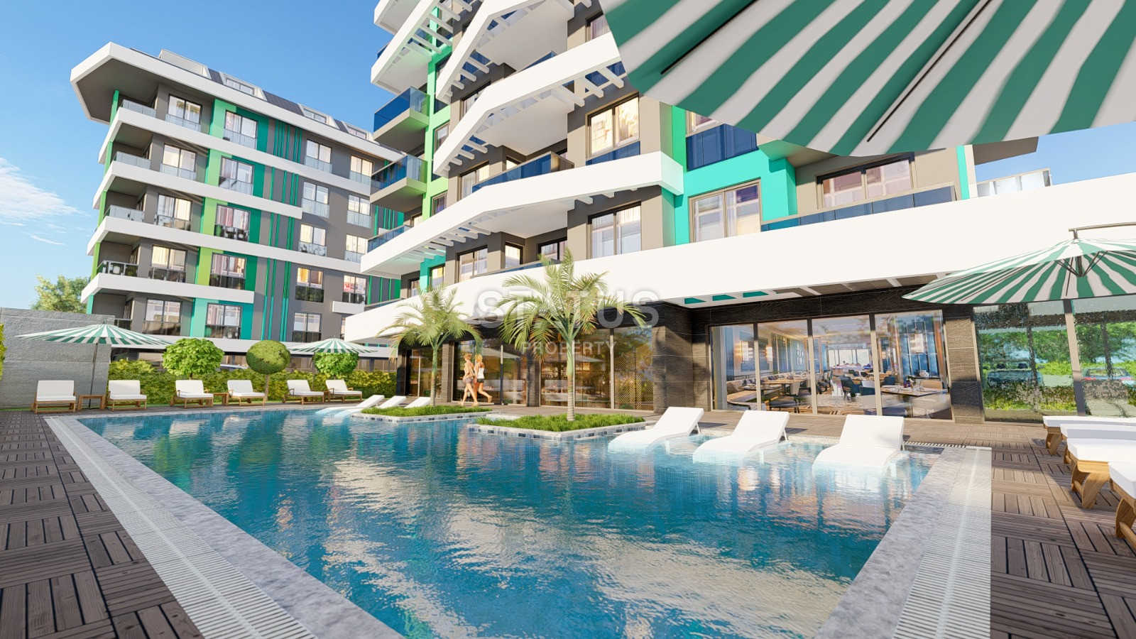 The last apartments in the residential complex with a good location in Avsallar. 105m2 - 158m2 фото 6