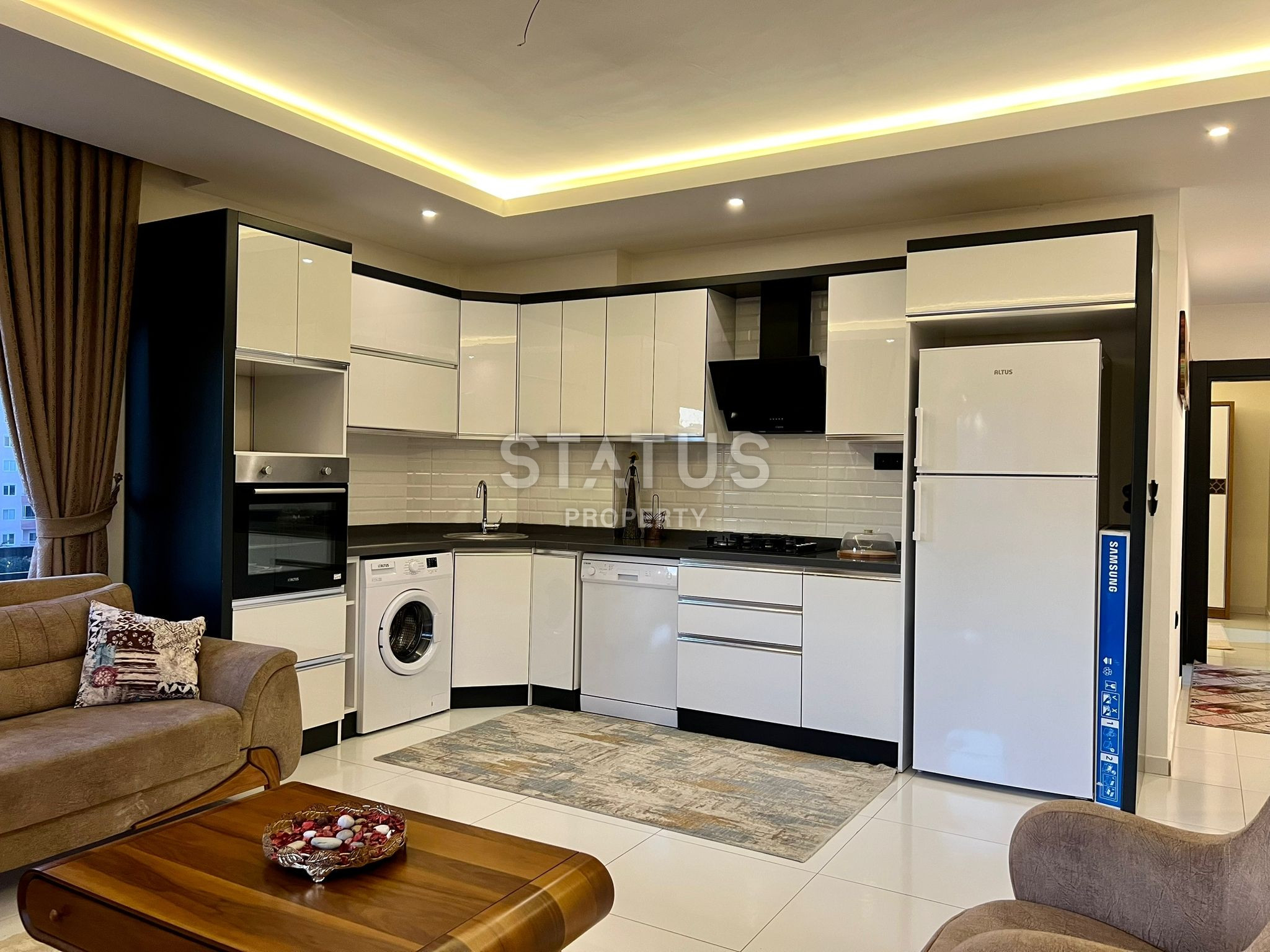 Трехкомнатные апартаменты в Махмутларе в 200м от пляжа, 110м2 фото 4