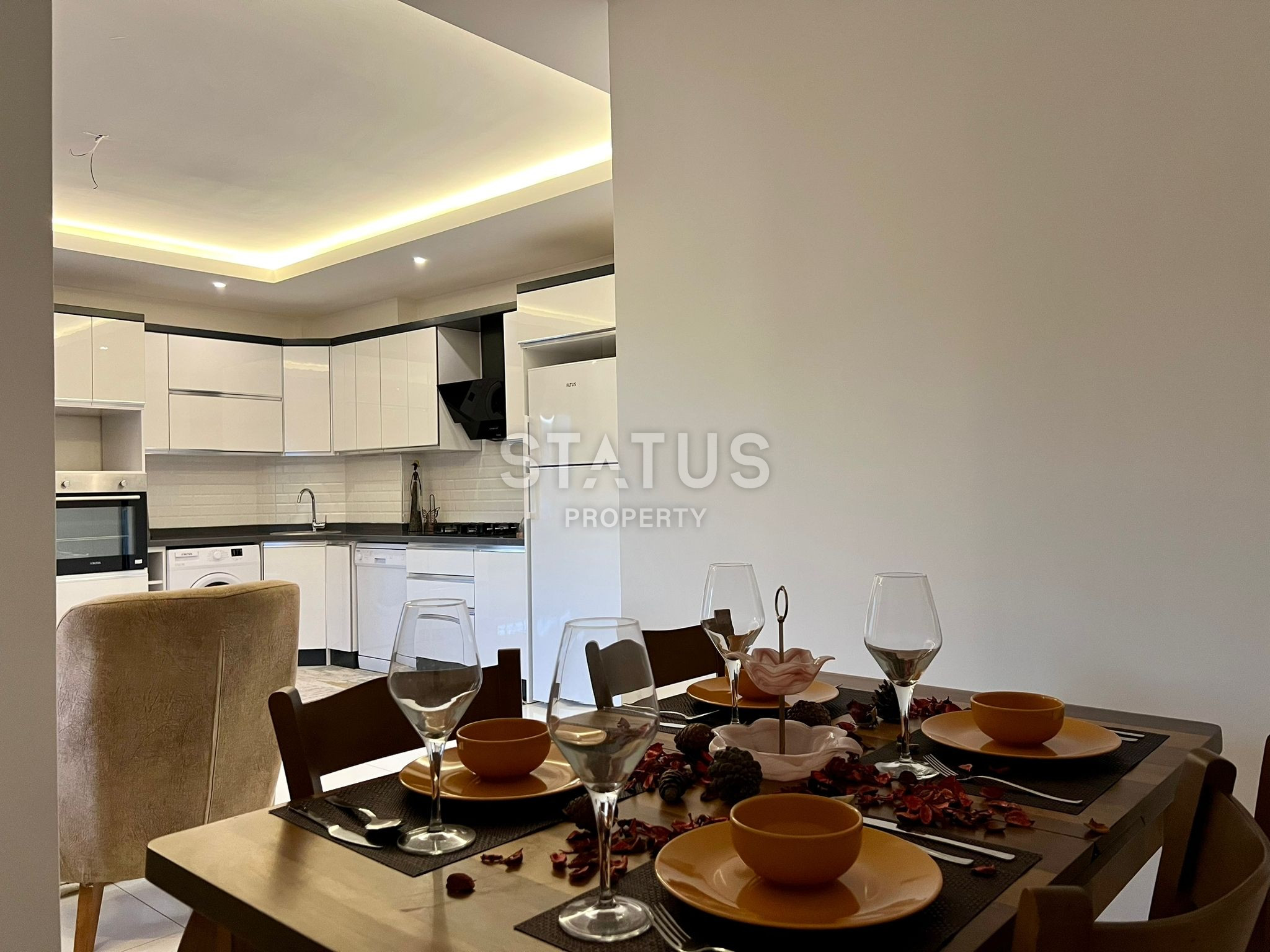 Трехкомнатные апартаменты в Махмутларе в 200м от пляжа, 110м2 фото 6