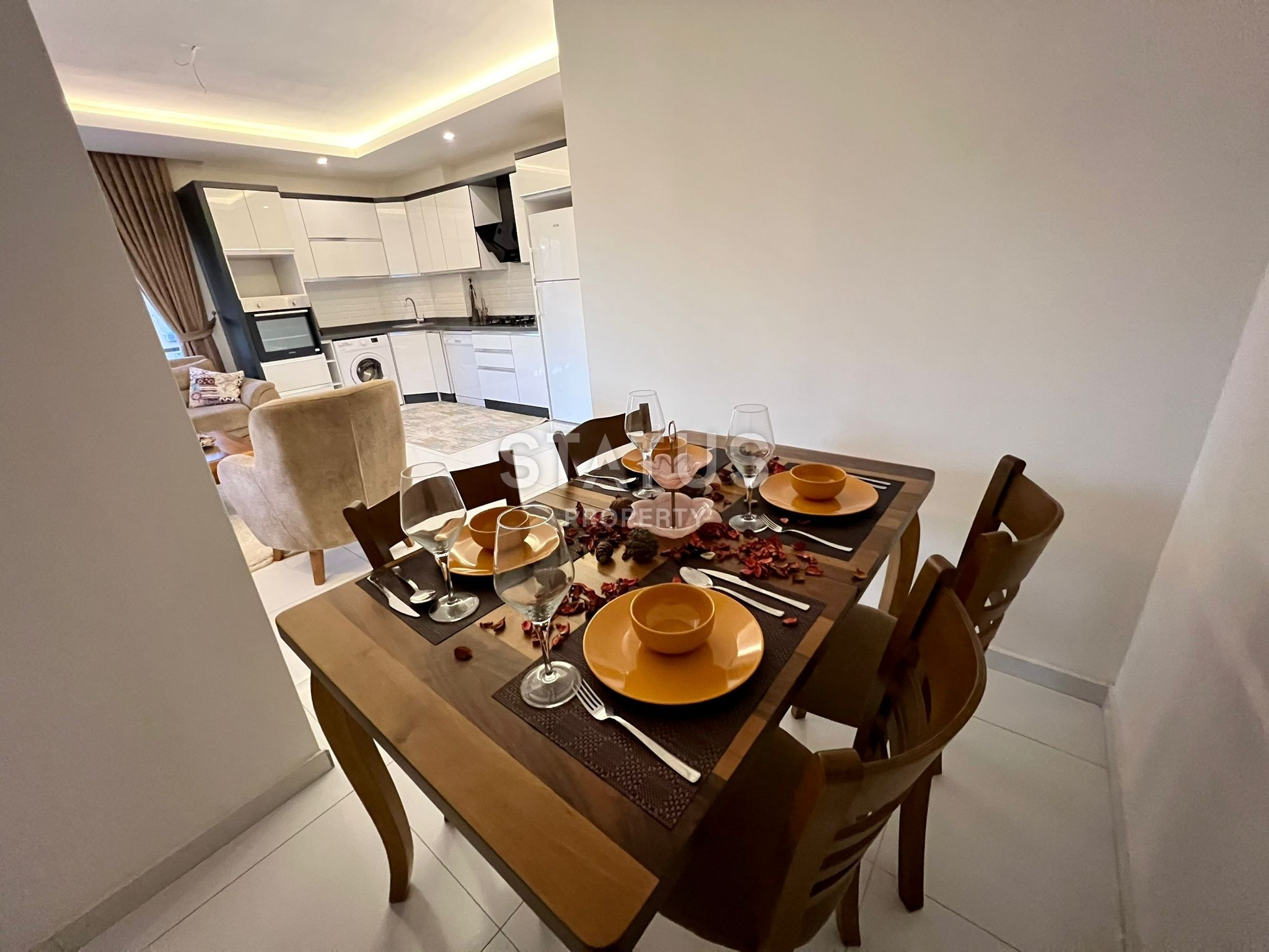 Трехкомнатные апартаменты в Махмутларе в 200м от пляжа, 110м2 фото 7