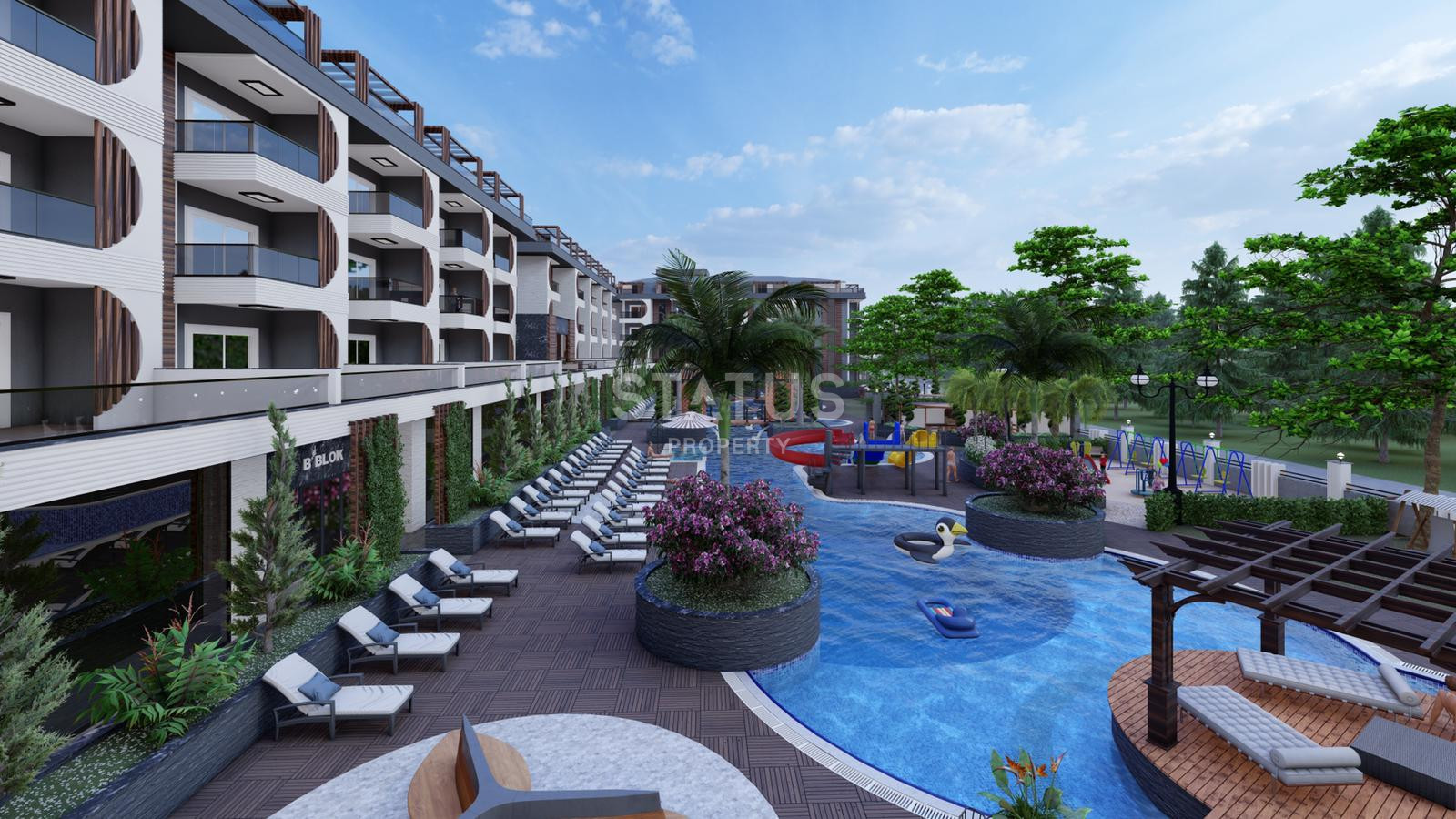 Апартаменты 1+1 от инвестора с выходом в сад в районе Инджекум, 63,5 м2 фото 7