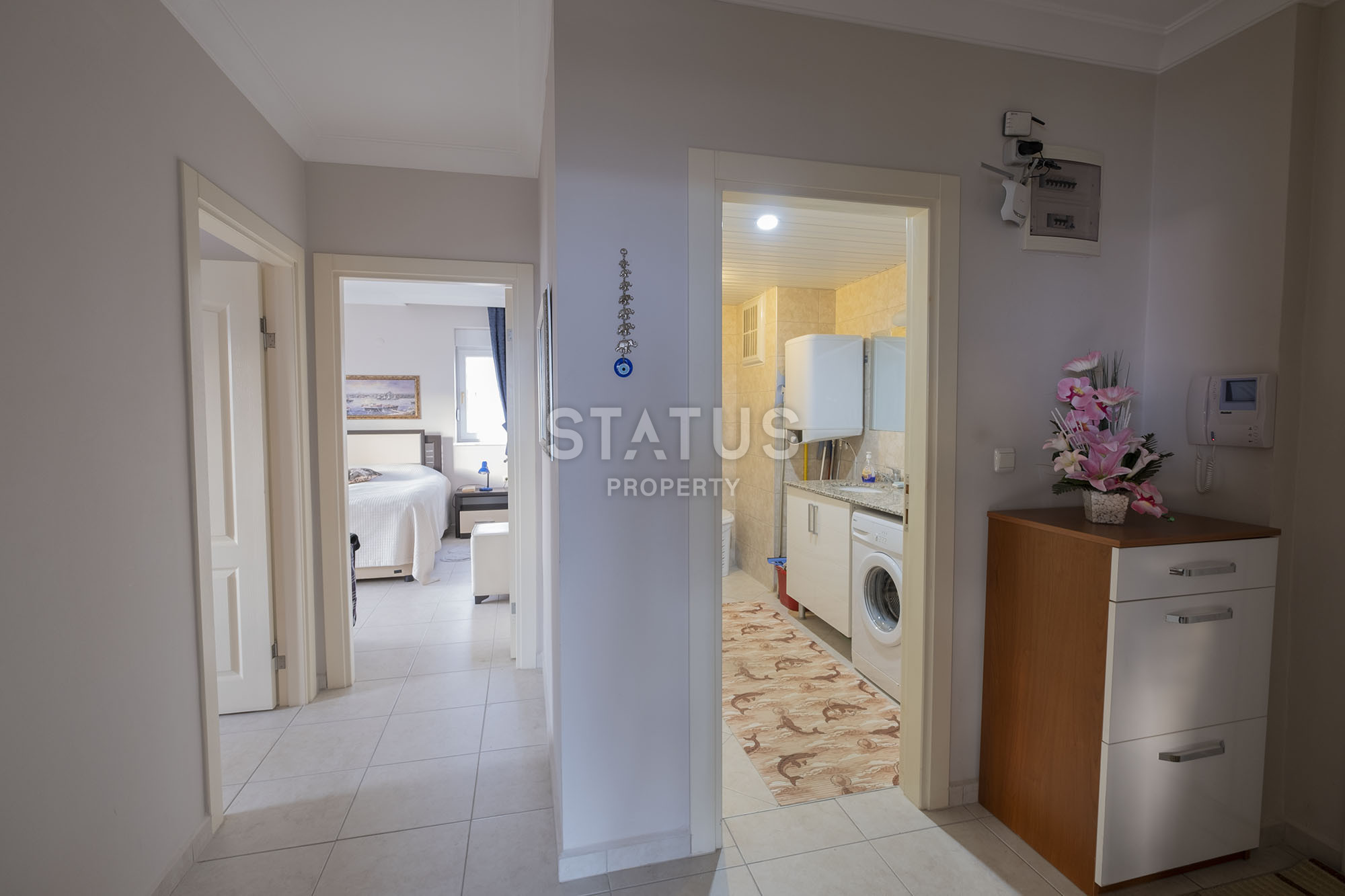 Three-room apartment with sea and city views in Cikcilli, 100 m2 фото 7