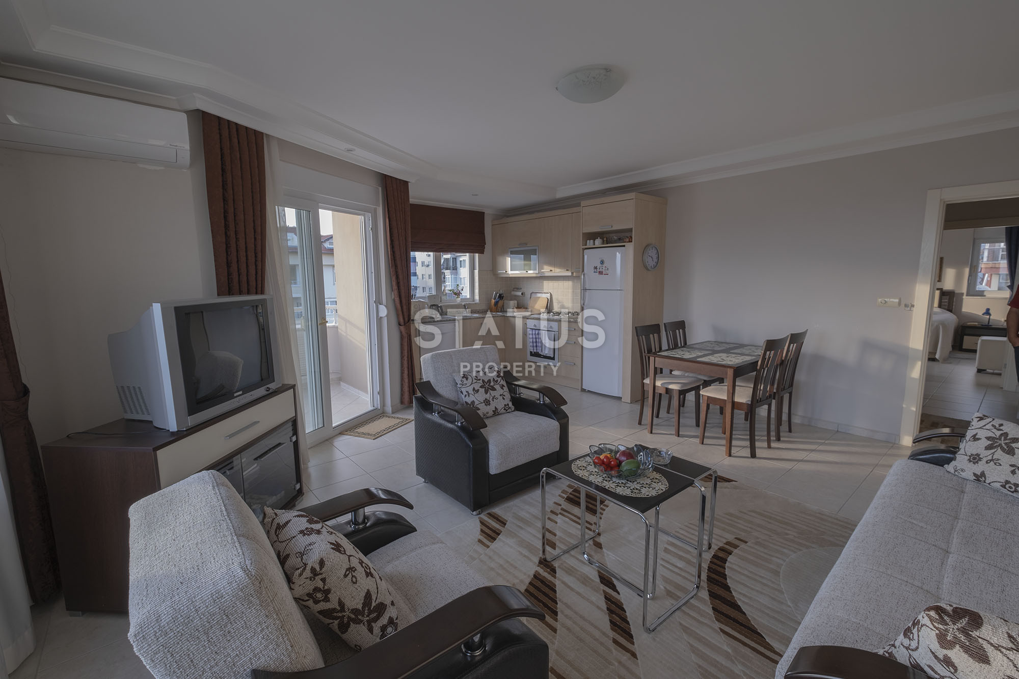 Three-room apartment with sea and city views in Cikcilli, 100 m2 фото 16